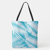 Kona Palms Hawaiian Leaf Tropical Beach Tote Bag (Achterkant)