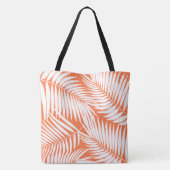 Kona Palms Hawaiian Leaf Tropical Beach Tote Bag (Achterkant)