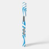 Kona Palms Hawaiian Leaf Tropical Blue Case-Mate iPhone Case (Achterkant / Rechts)
