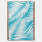 Kona Palms Hawaiian Leaf Tropical Deken (Voorkant Verticaal)