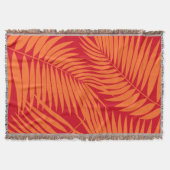 Kona Palms Hawaiian Leaf Tropical Deken (Voorkant)