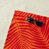 Kona Palms Hawaiian Leaf Tropical - Red Strandlaken (In situ)