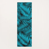 Kona Palms Hawaiian Leaf Tropical - Turq Yogamat (Achterkant)