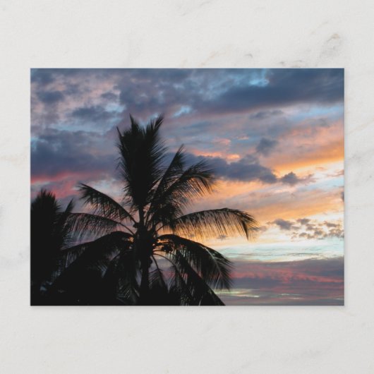 Kona Sunset Briefkaart (Voorkant)