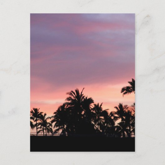Kona Sunset Briefkaart (Voorkant)
