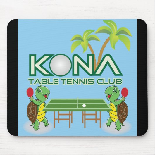 Kona Table Tennis Club Muismat (Voorkant)