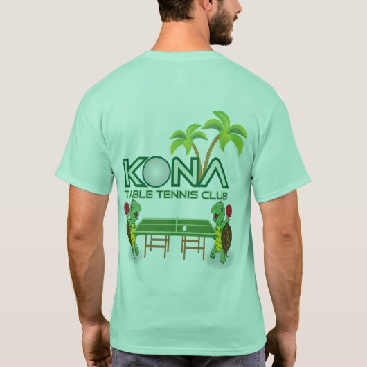Kona Table Tennis Club T-shirt (Achterkant)