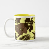 Kona Time Hawaiian Hibiscus Tweekleurige Koffiemok (Links)