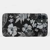Kona Times Black Hibiscus Hawaiian Engineering Case-Mate iPhone Case (Achterkant (horizontaal))