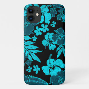 Kona Times Blauwgroen Hibiscus Hawaiian Engineerin Case-Mate iPhone Case