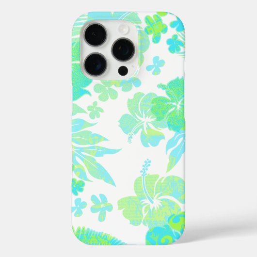 Kona Times Hibiscus Hawaiian Engineered Limoen Case-Mate iPhone Case (Achterkant)