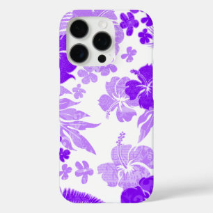 Kona Times Hibiscus Hawaiian Engineered Paars iPhone 16 Pro Hoesje