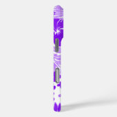 Kona Times Hibiscus Hawaiian Engineered Paars Case-Mate iPhone Case (Achterkant / Rechts)