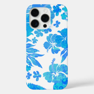 Kona Times Hibiscus Hawaiian Engineered Turq iPhone 16 Pro Hoesje