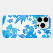 Kona Times Hibiscus Hawaiian Engineered Turq Case-Mate iPhone Case (Achterkant (horizontaal))