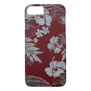Kona Times Hibiscus Hawaiian Engineering iPhone 8/7 Hoesje