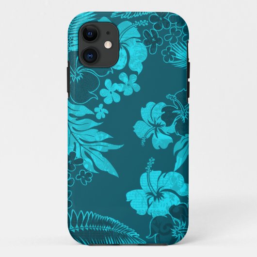 Kona Times Hibiscus iPhone 5 Hoesjes (Achterkant)