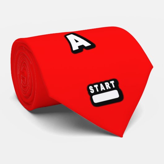 Konami Code Stropdas (Opgerold)