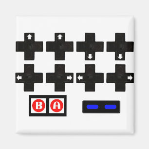 Konami Contra-code Magneet