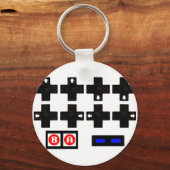 Konami Contra-code Sleutelhanger (Voorkant)