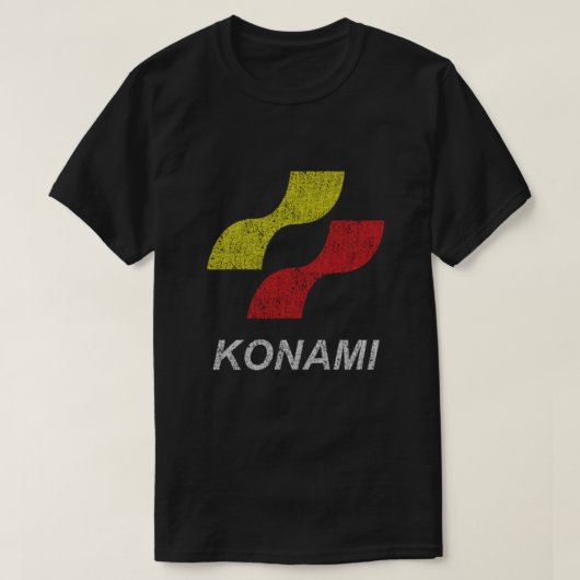 Konami Logo (Original - Distressed T-shirt (Design voorkant)