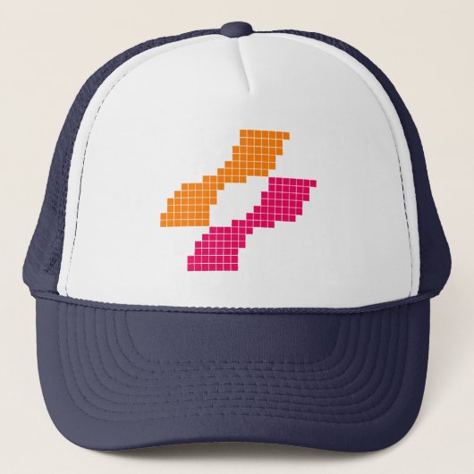 Konami Pixel Logo Trucker Hat Pet (Voorkant)