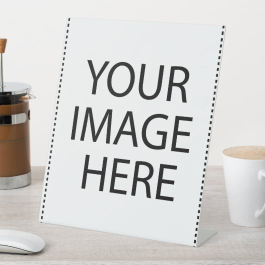 kondig je eigen partij aan reclamebord met voetstuk (Insitu)