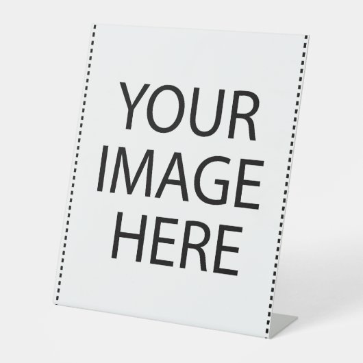 kondig je eigen partij aan reclamebord met voetstuk (Voorkant)