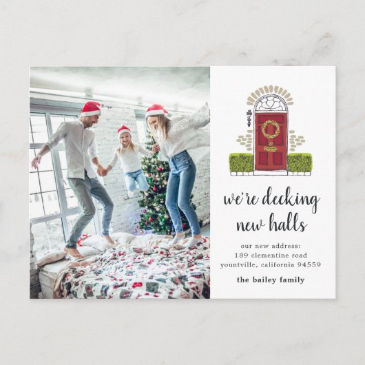 kondiging van Red door Holiday Moving Aankondigingskaart (Voorkant)