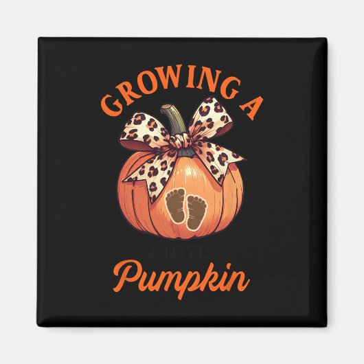 Kondiging Zwangerschap Thanksgiving Groeiende Klei Magneet (Voorkant)