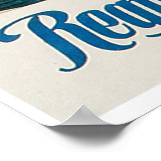 Konditorei Cafe  Food and Art Poster (Hoek)