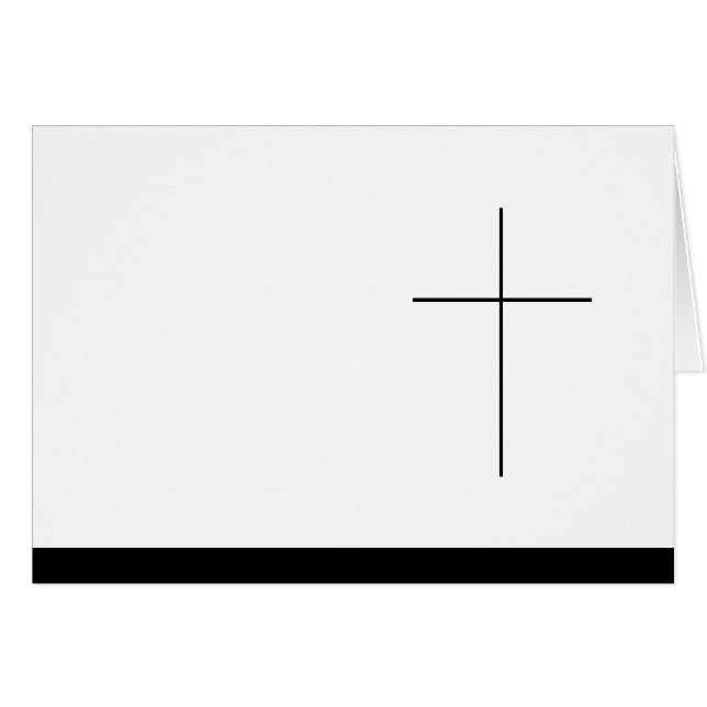 Kondolenzkarte (Voorkant Horizontaal)