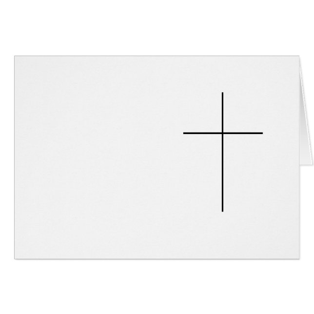 Kondolenzkarte (Voorkant Horizontaal)