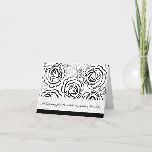 Kondolenzkarte Danke Bedankkaart (Voorkant)