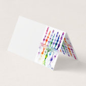 Kone cellen en cellen en bipolaire neuronen van de visitekaartje (Achterkant)