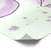 Kone Flower Waterverf Poster (Hoek)