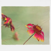 Kone Flowers die beginnen te bloeien Fleece Deken (Voorkant (Horizontaal))