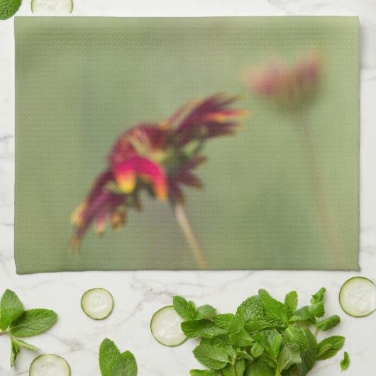 Kone Flowers die beginnen te bloeien Theedoek (Gevouwen)