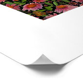 Kone Flowers Floral Pattern Poster (Hoek)