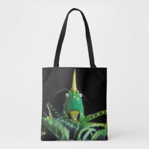 Kone-Headed sprinkhaan Tote Bag