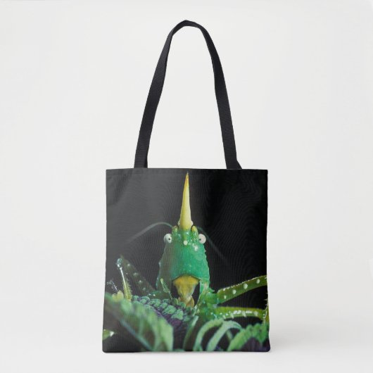 Kone-Headed sprinkhaan Tote Bag (Voorkant)