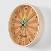 Kone Shaped Sorbet Stick Large Clock (Hoek)