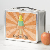 Kone Shaped Sorbet Stick Metal Lunch Box (In situ)