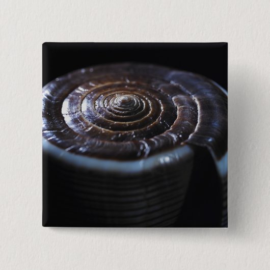 Kone shell vierkante button 5,1 cm (Voorkant)