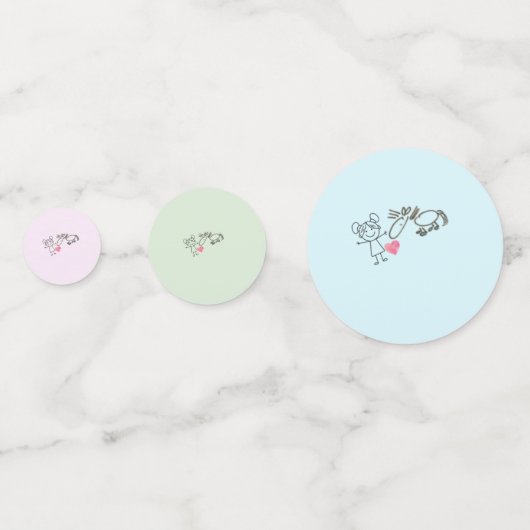 Konfetti, Pferdemotiv für Pony Party Confetti (Achterkanten)