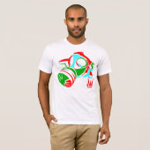 Konflict-gasmasker T-shirt (Voorkant volledig)