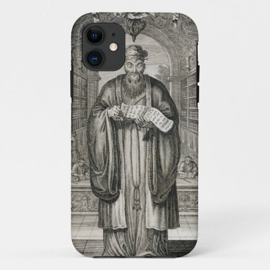 Kong-Fu-Tse, of Confucius, de meest gevierde Phi Case-Mate iPhone Case (Achterkant)