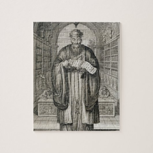 Kong-Fu-Tse, of Confucius, de meest gevierde Phi Legpuzzel (Verticaal)