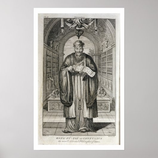 Kong-Fu-Tse, of Confucius, de meest gevierde Phi Poster (Voorkant)
