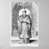 Kong-Fu-Tse of Confucius Poster (Voorkant)